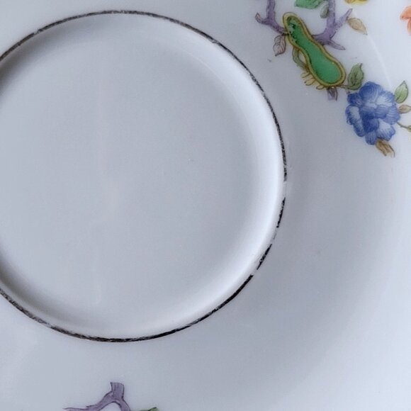 Antique Theodore Haviland Limoges Bouillon Cup & Saucer Eden Pattern - Picture 10 of 10